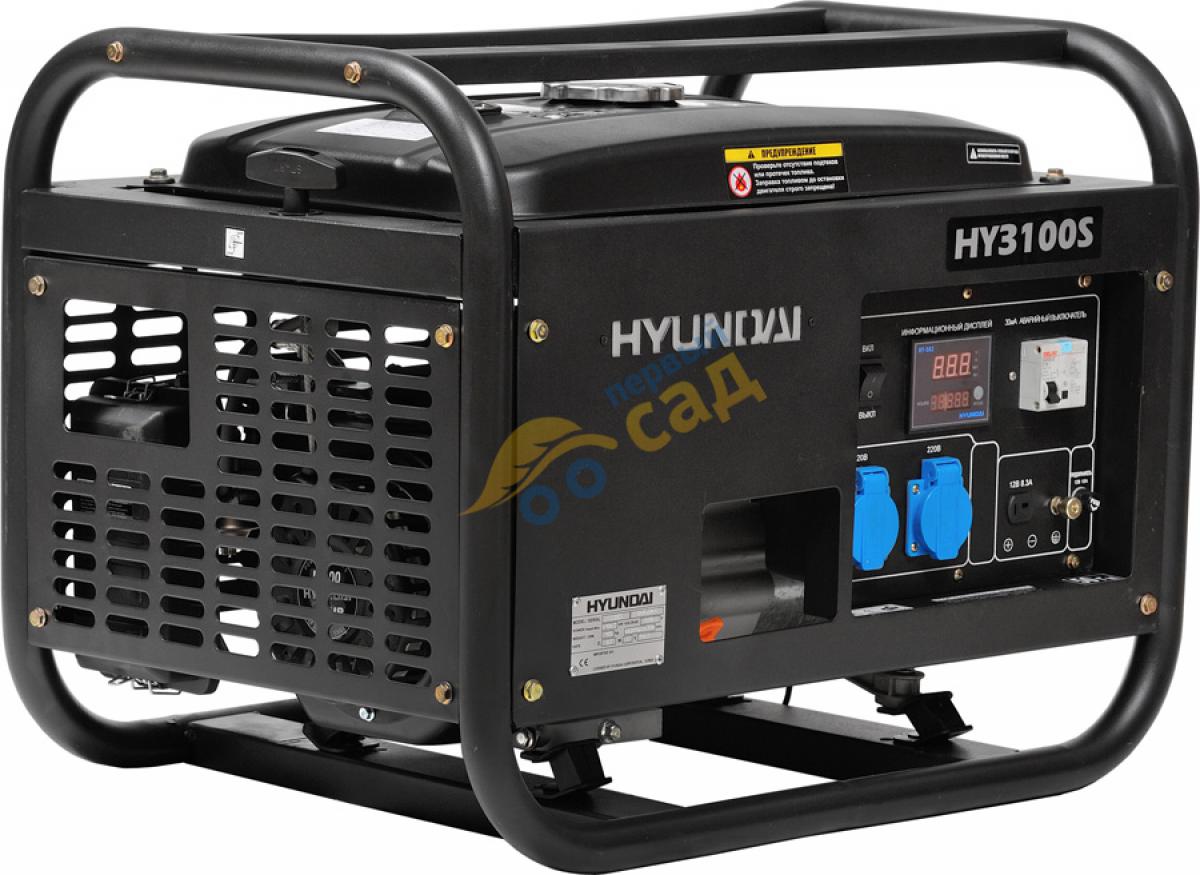 бензиновый генератор hyundai hy3100 se